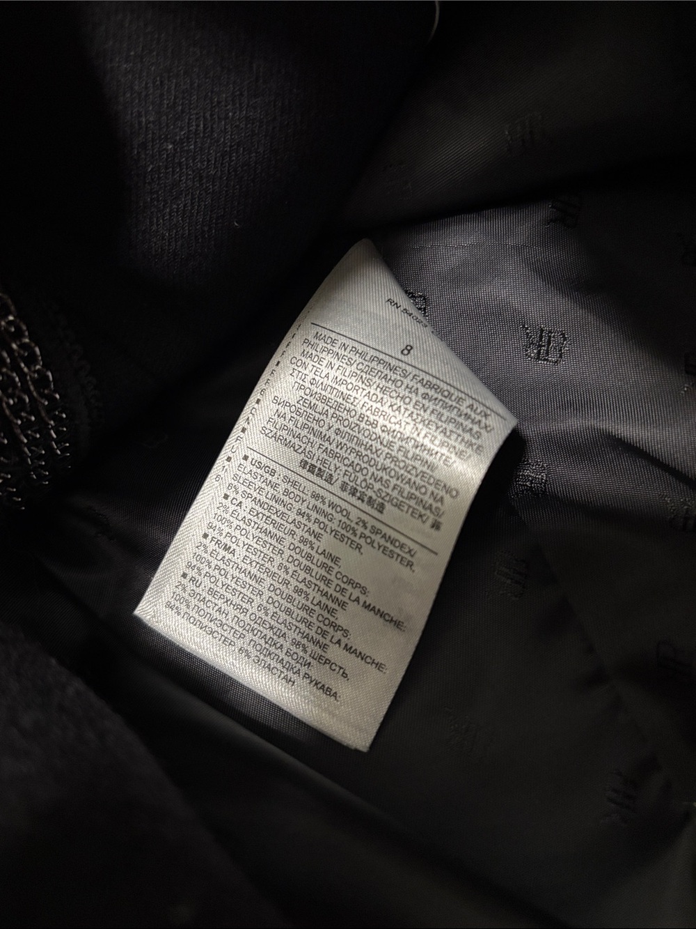 Banana Republic black blazer chain detail 8 - Picture 5 of 5